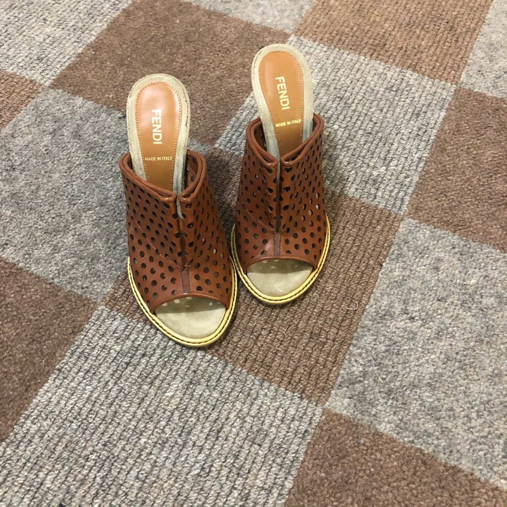 Fendi sandals , size 36, worn only a few times ! Authentic .